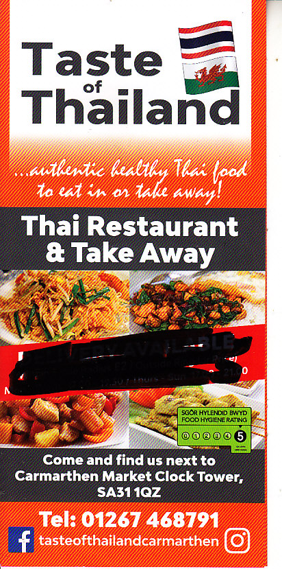 Taste of Thailand Carmarthen
